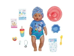BABY Born Magic Ruskeasilm&auml;inen Poikanukke, 43 cm