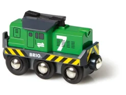 BRIO Vihre&auml; rahtiveturi, paristok&auml;ytt&ouml;inen