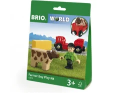 BRIO WORLD Maatilan poika -leikkisetti
