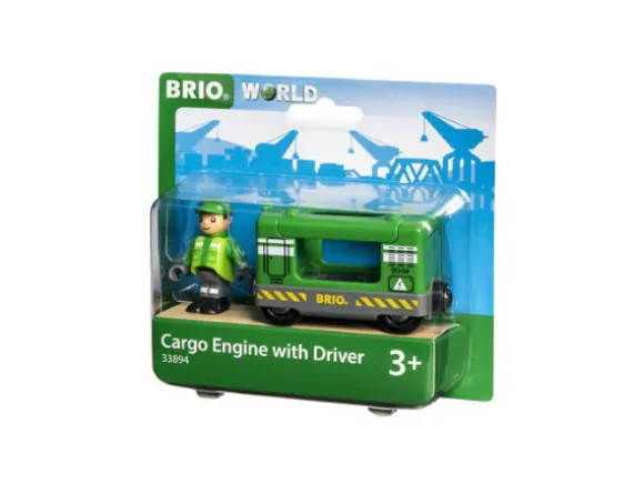 BRIO WORLD Tavarajunan veturi ja kuljettaja