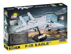 Cobi F-15 Eagle H&auml;vitt&auml;j&auml;lentokoneen rakennussarja (640 osaa)