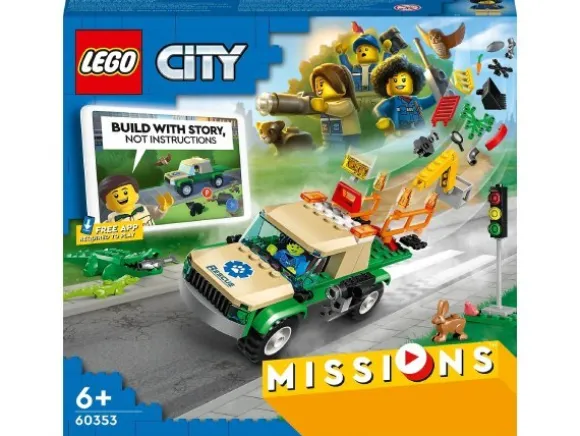 LEGO City 60353 Villieläinten pelastustehtävä