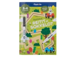 Oppi&Ilo Pyyhittävä Reitit ja sokkelot -puuhakirja 3-4 v